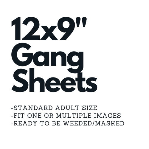 Custom HTV Gang Sheets