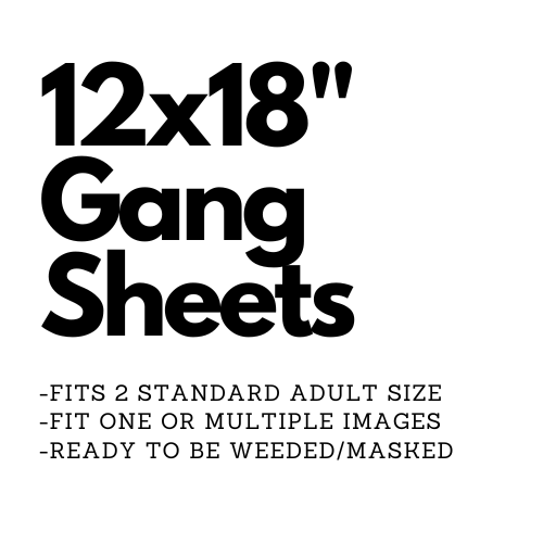 Custom HTV Gang Sheets