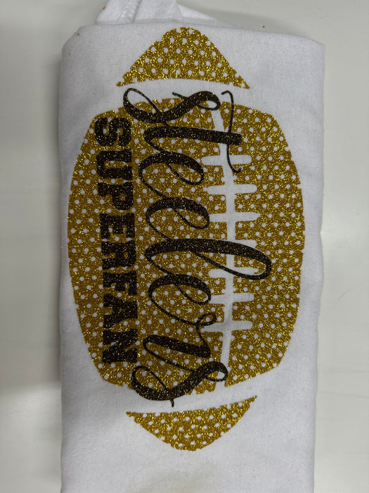 Gold Perforated Glitter