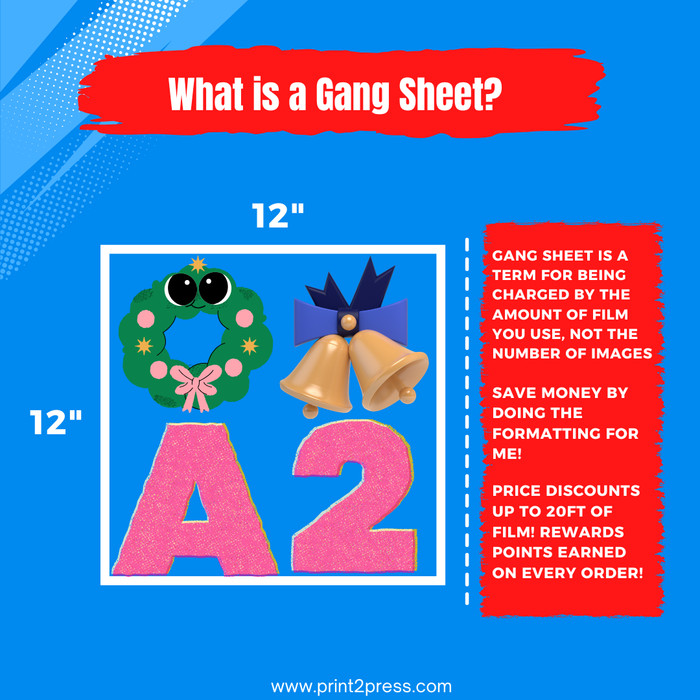 Build Your Custom DTF Gang Sheet