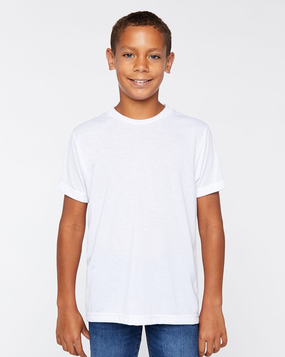 Youth Synthetic Poly Tee - White - Verdugo –